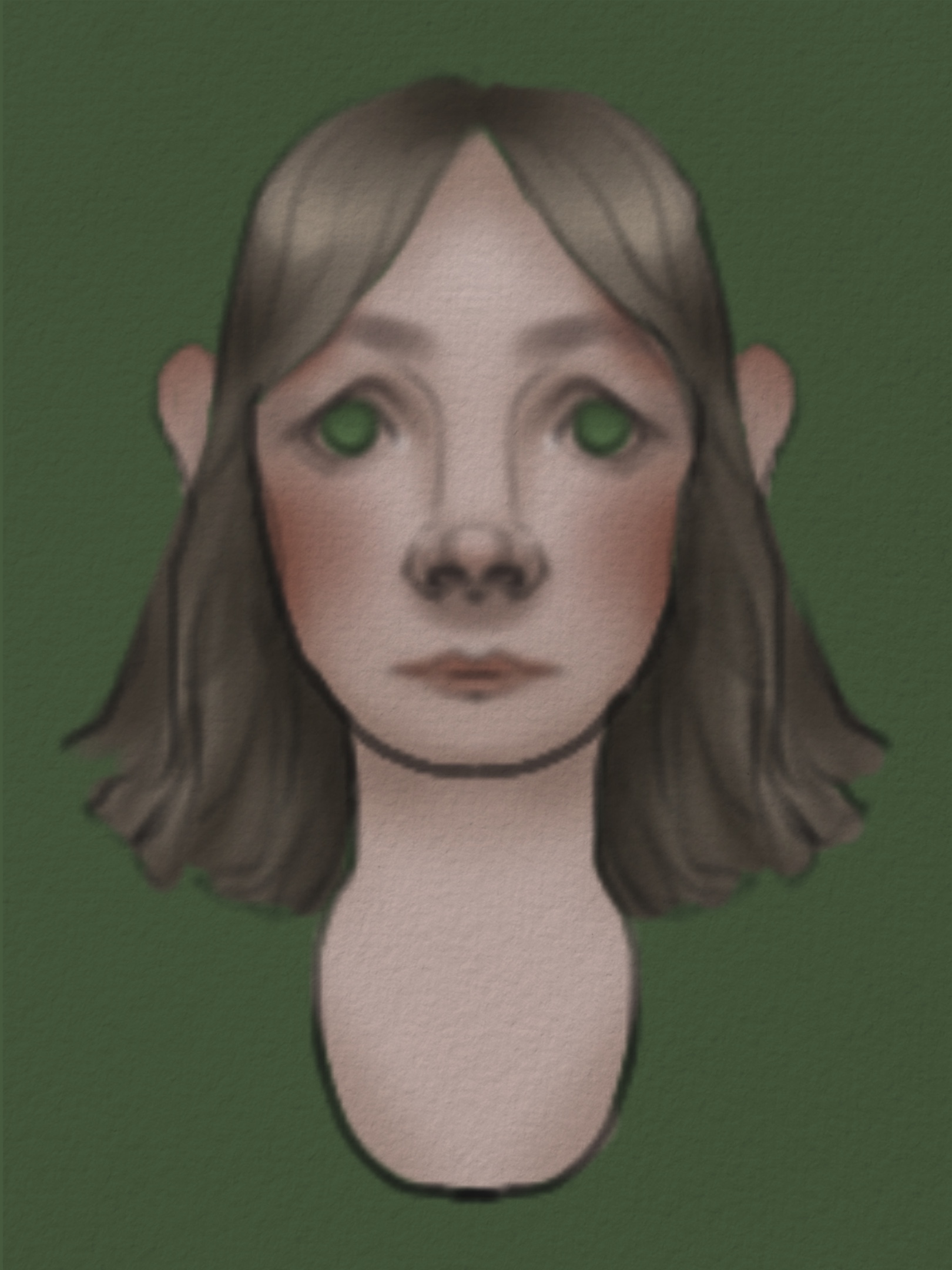 Rendered image of woman